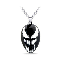 Load image into Gallery viewer, Marvel Spider Man Venom Mask Necklace