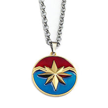 Load image into Gallery viewer, The Avengers Endgame Captain America Necklace