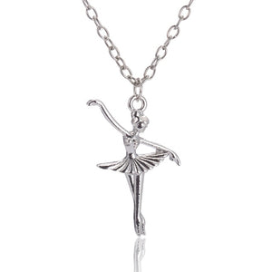 Caduceus Dark Silver Plated Necklace